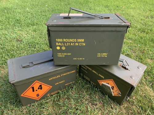 Ammo boxes genuine - boxes, nato