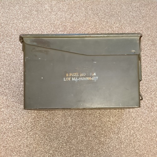 Metal ammunition ammo box - metal,