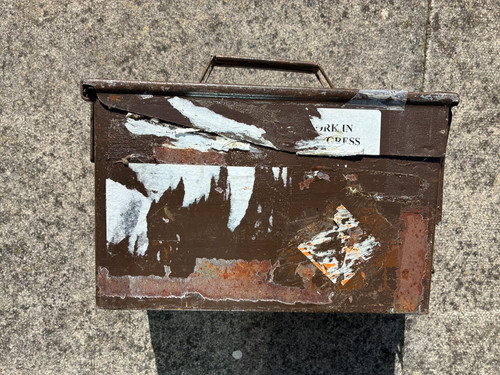 Genuine military ammo box - genuine, 50