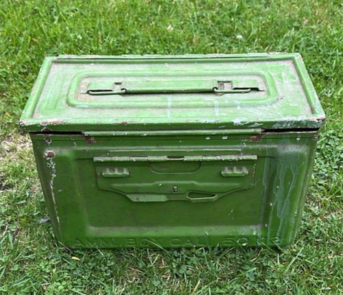 Vintage british ammo box - british,