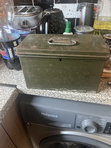 Vintage 1953 army box - vintage,