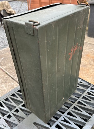 Steel army box - army,