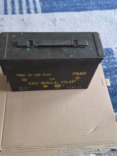 Vintage military ammo box - vintage,
