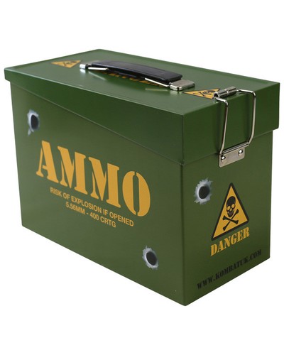 Kids army ammo tin - kids, metal