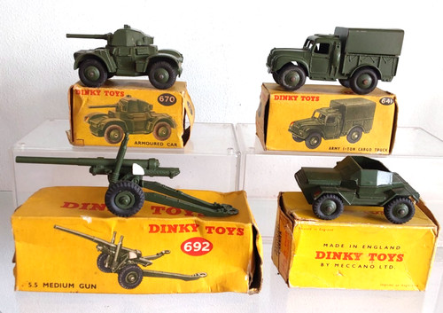 Dinky toys army cargo - truck, +